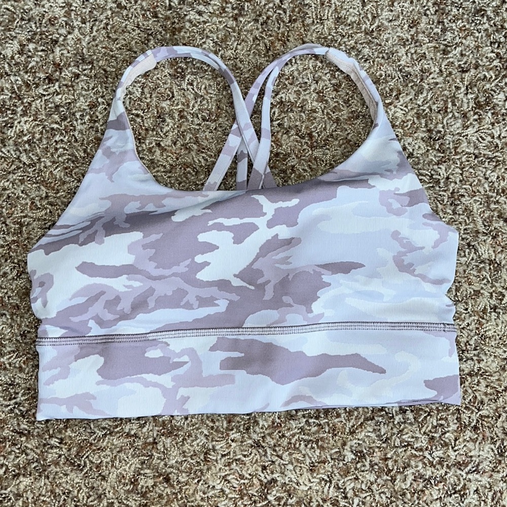 lavender camp lululemon sports bra